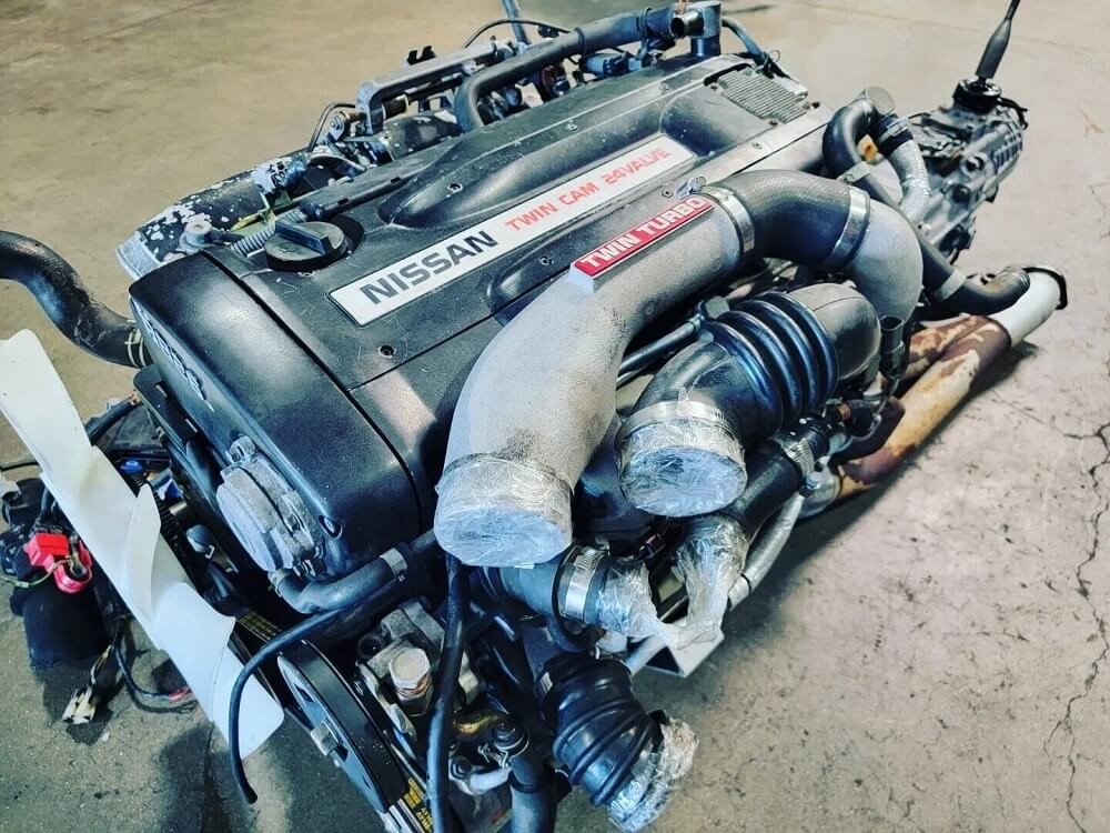 JDM Nissan RB26DETT Engine R33 Skyline GTR RB26DETT Twin Turbo ECR33 Low Miles