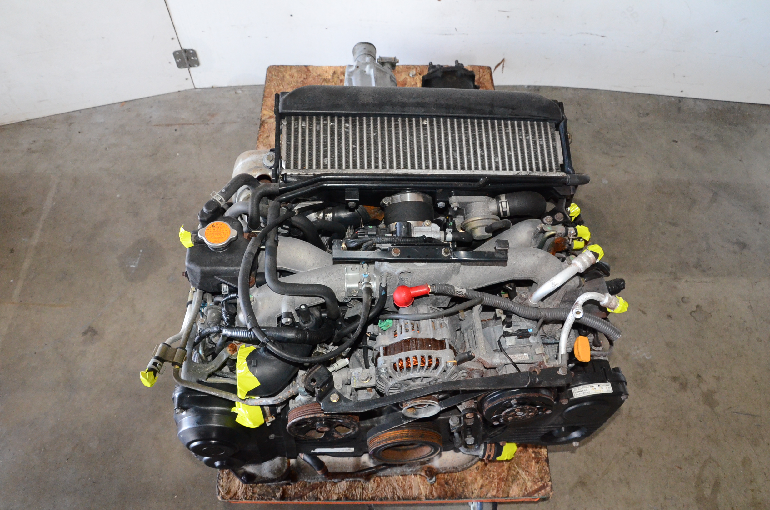 JDM 02 03 04 05 SUBARU WRX EJ205 AVCS 2.0L TURBO ENGINE WITH 5 SPEED TRANS
